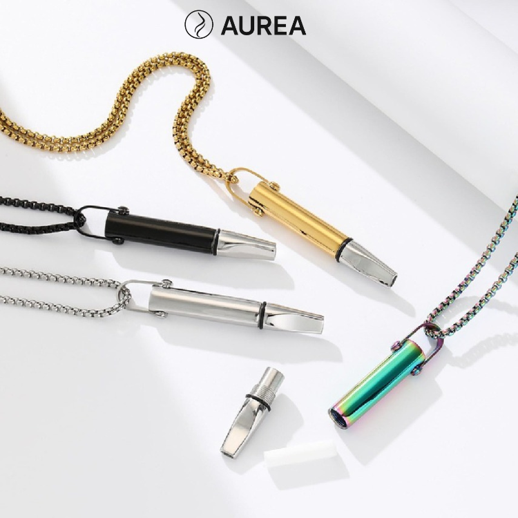 AUREA – Collier Respiratoire & Saveurs